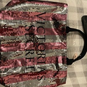 Victoria Secret sequence tote bag